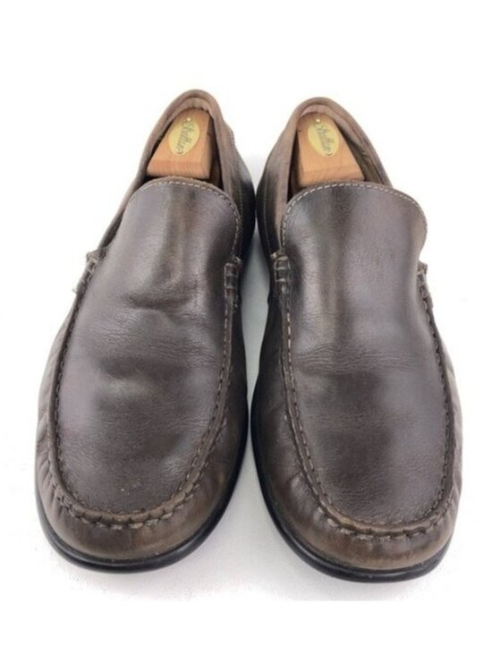 Ecco Brown Leather Casual Slip on Loafers EUR 44 main image 9